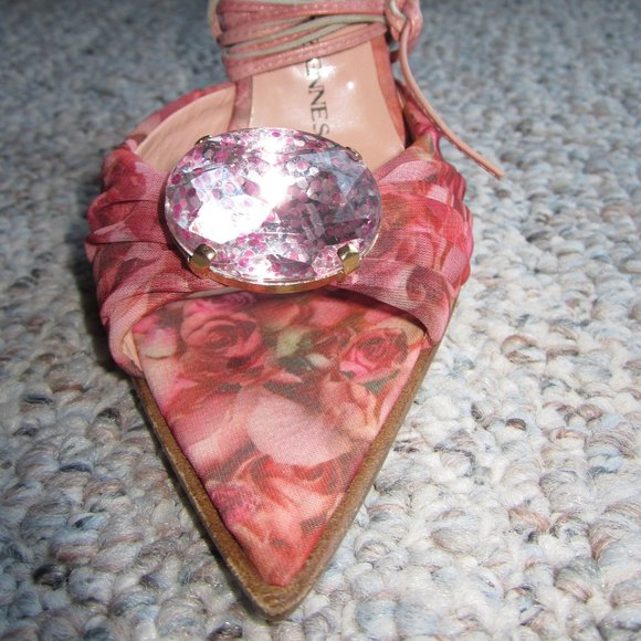 Les Tropenziennes Floral Heeled Sandal - Picture 2 of 15